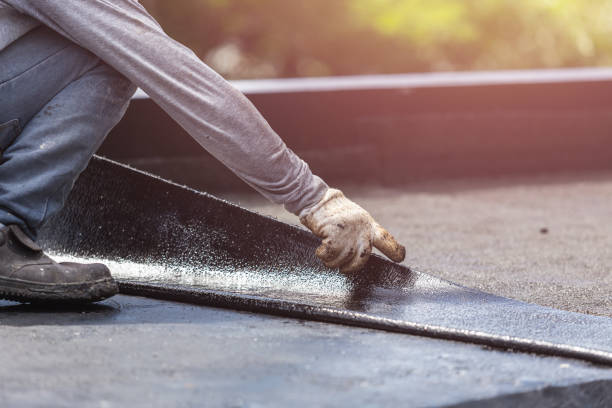 Professional Waterproofing technician working in Higginsport, OH